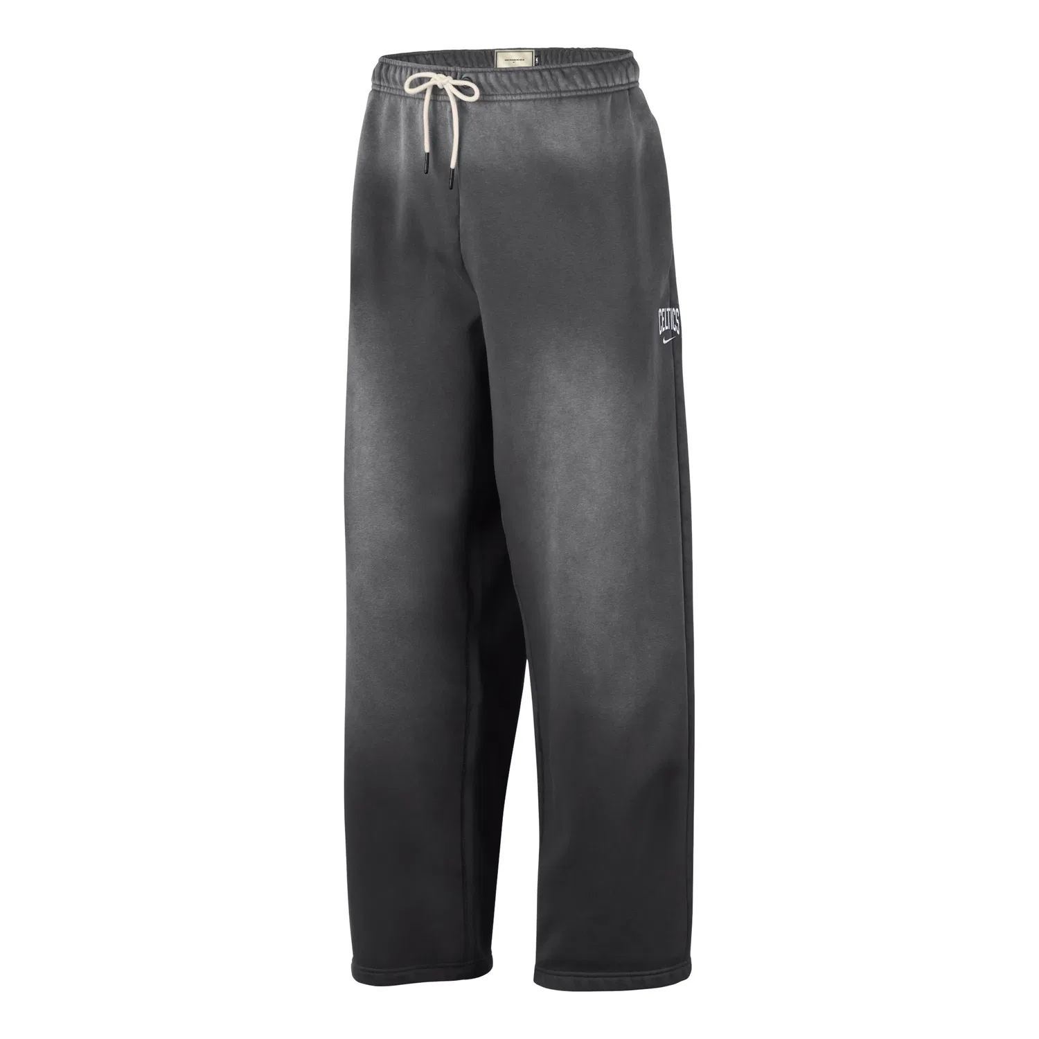Мужские брюки для баскетбола Boston Celtics Standard Issue Fleece Open-Hem Pants 'Dark Charcoal White' Nike, Dark Charcoal/White