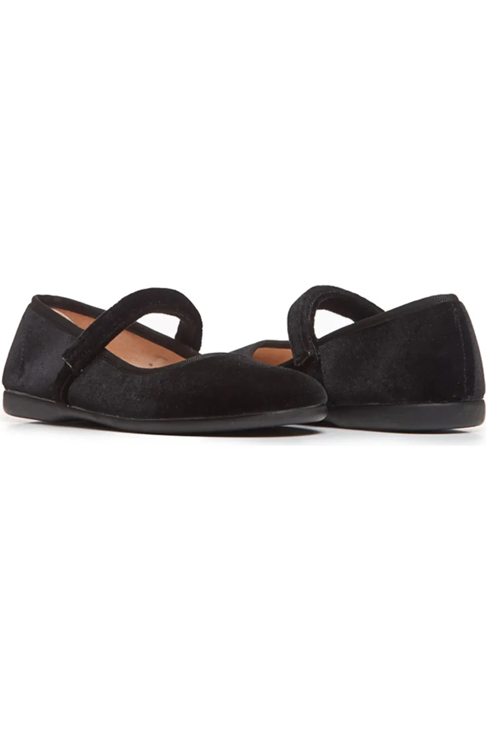 Туфли детские балетки на регулируемом ремешке Cassie Mary Jane CHILDRENCHIC, черный