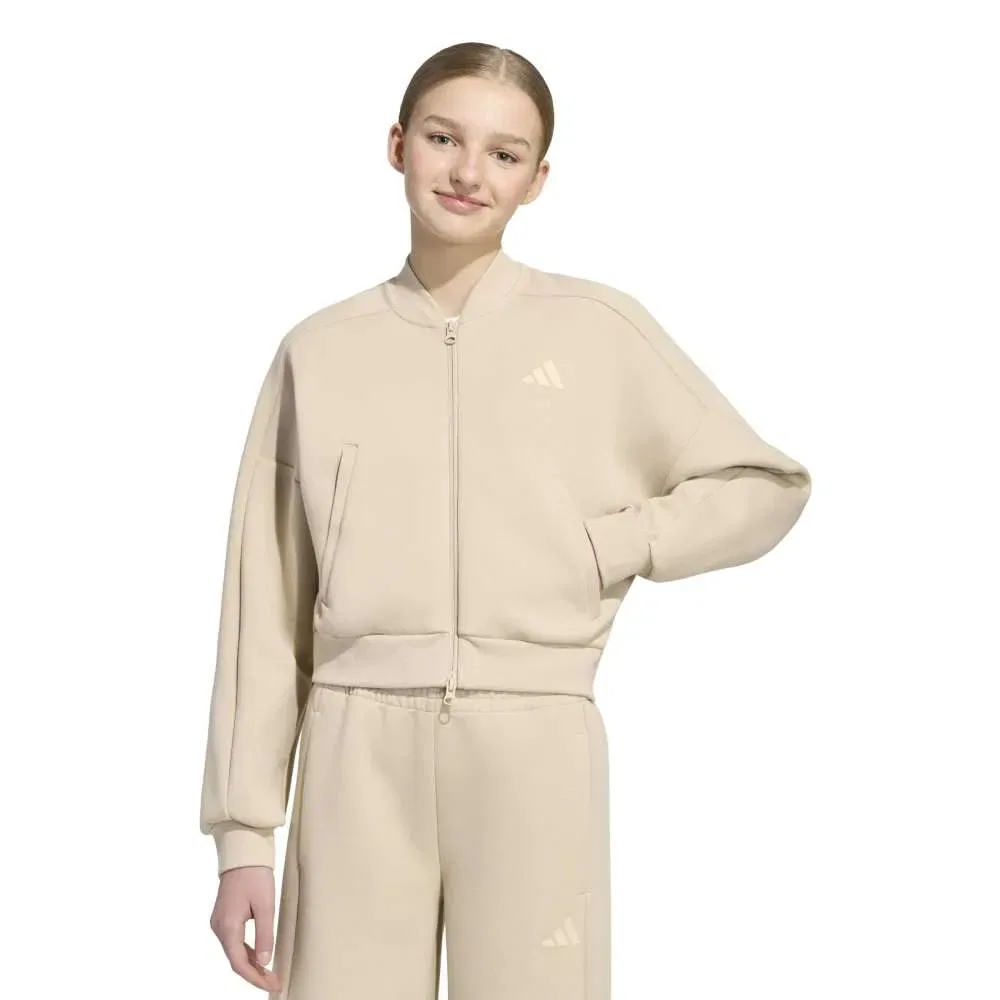 Детское худи с капюшоном Future Icons 3 Stripes Adidas, Beige