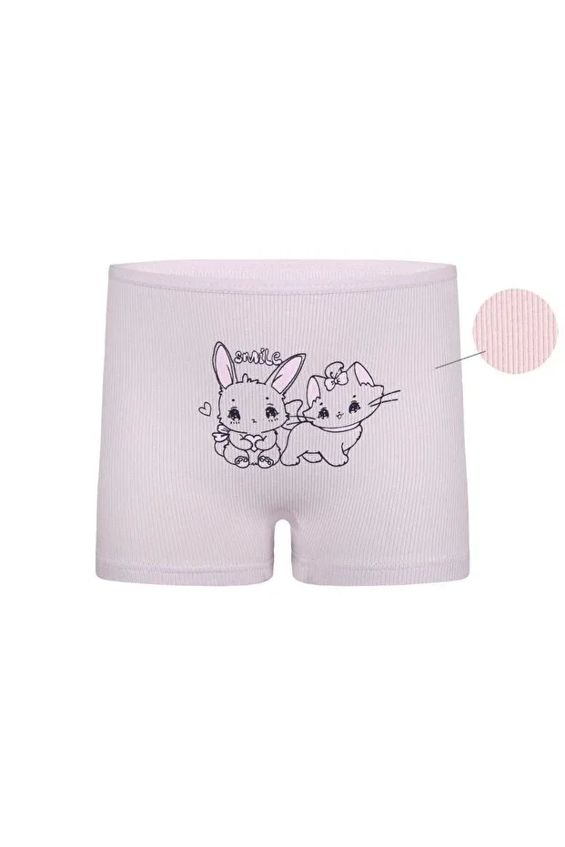 Детский комплект шорт для девочек 5-Pack cotton lycra camisole girls' shorts Donella, Very Colorful-1 — фото 3