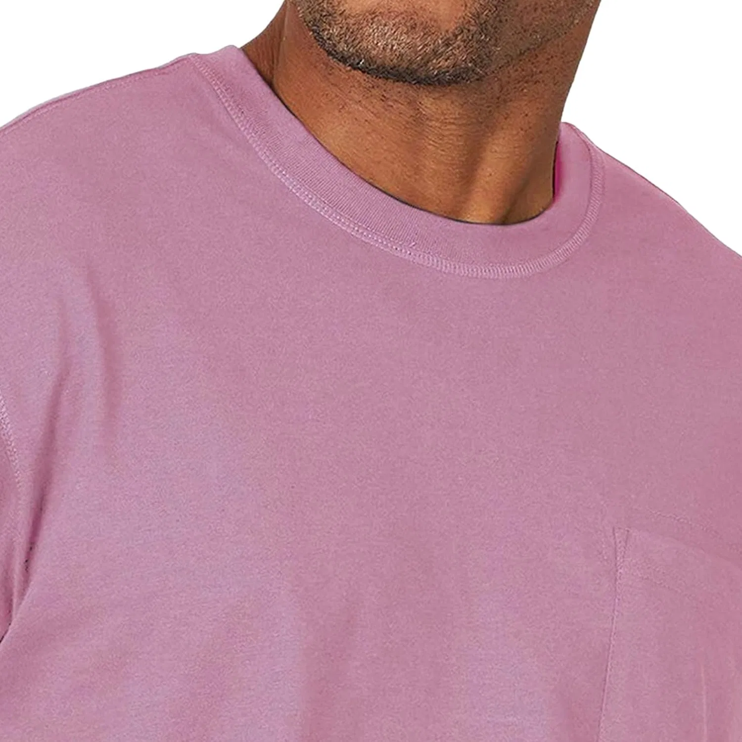 Мужская футболка с круглым вырезом Heavy Weight, Pink — фото 2