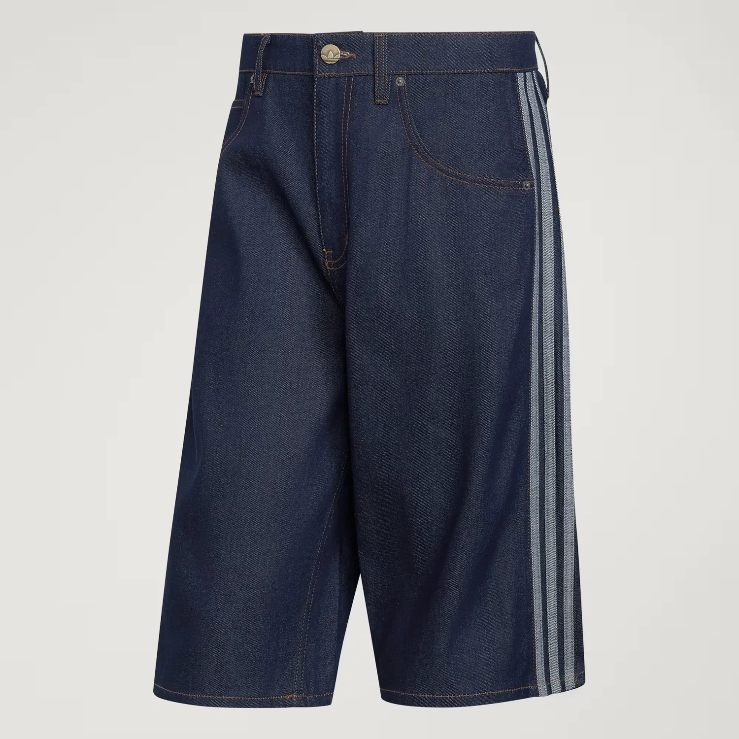 Мужские джинсовые шорты прямого кроя Firebird Adicolor Adidas Originals, Indigo Denim — фото 4