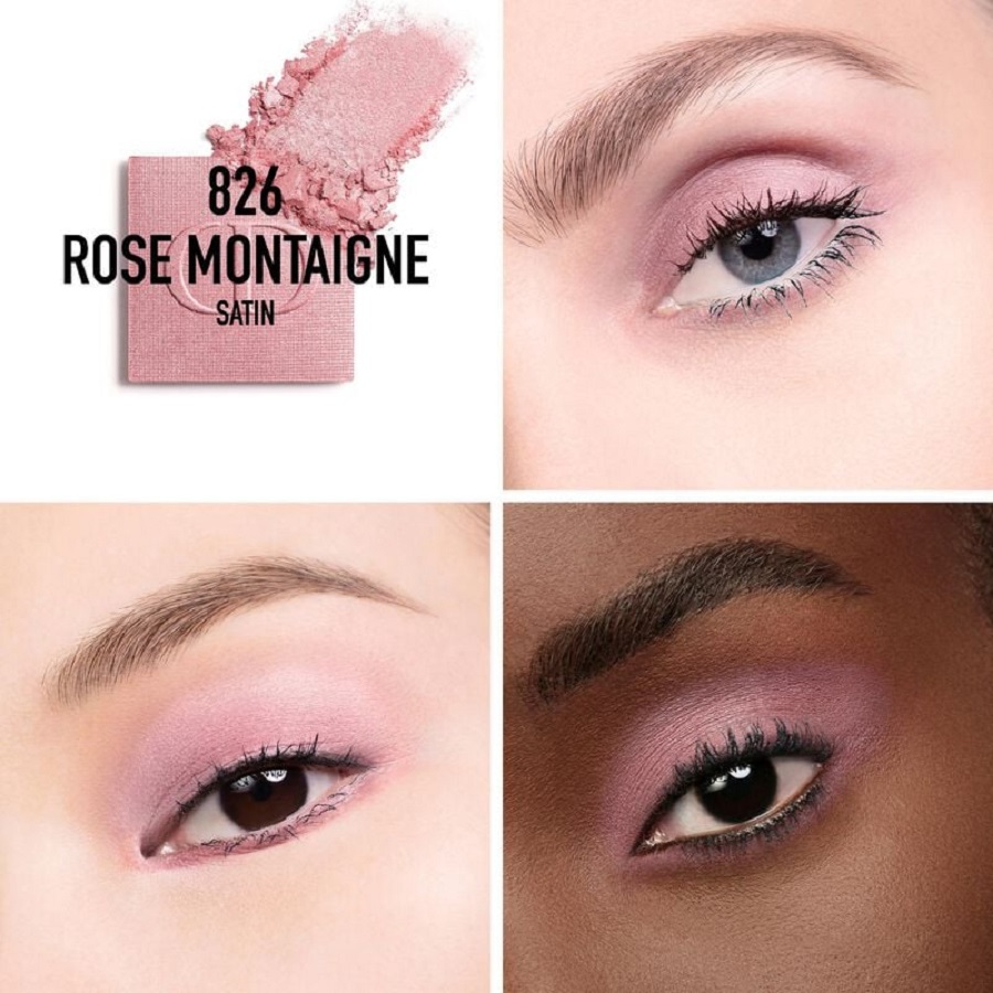Тени для век Dior Diorshow Mono Couleur Satin, 826 Rose Montaigne — фото 2