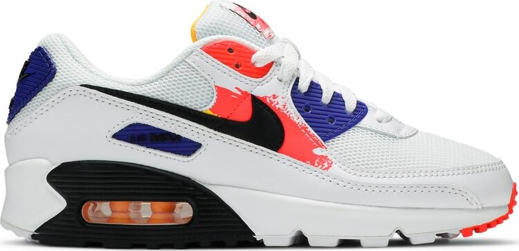 

Кроссовки Nike Wmns Air Max 90 'Brushstroke', белый