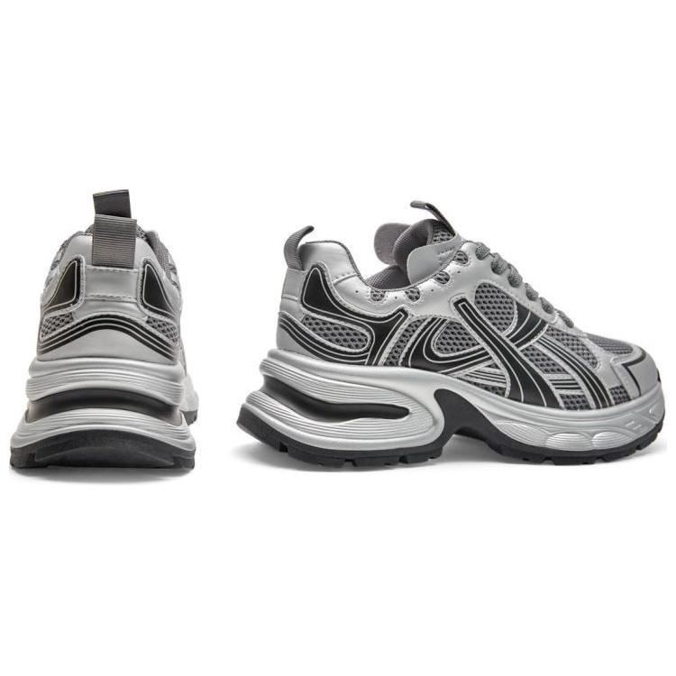 Swirl Center Массивные кроссовки Unisex TOOMANYSHOES, Серебристо-серый — фото 4