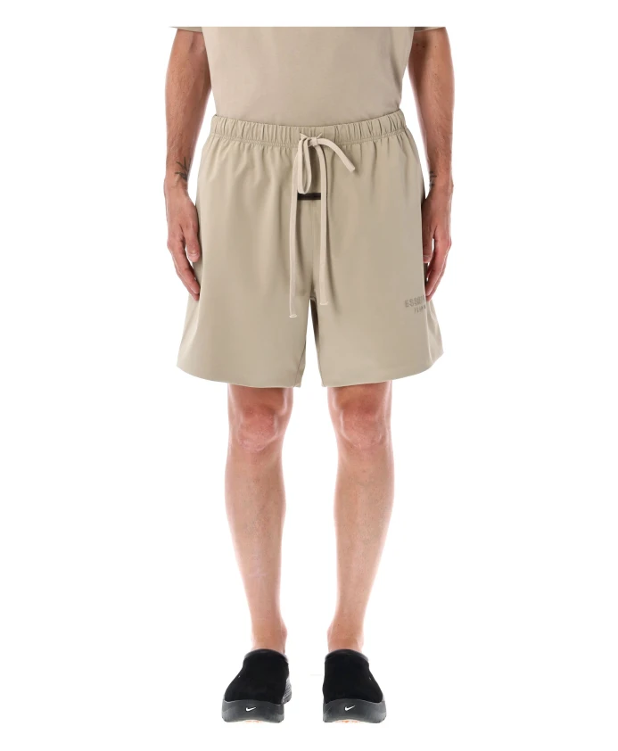 

Спортивные нейлоновые футбольные шорты из древесины Fear Of God, бежевый