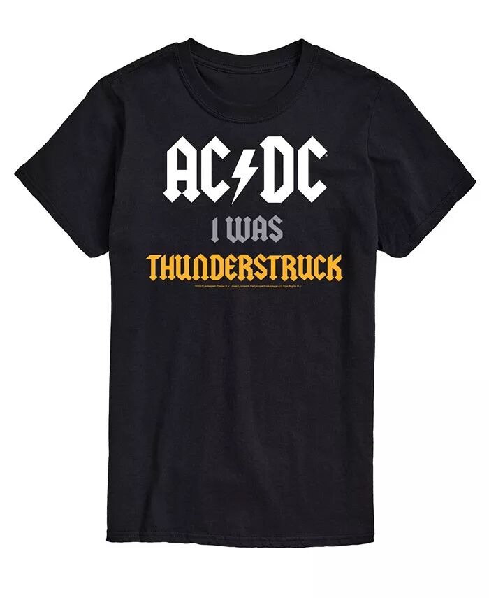 

Мужская футболка ACDC Thunderstruck AIRWAVES, черный