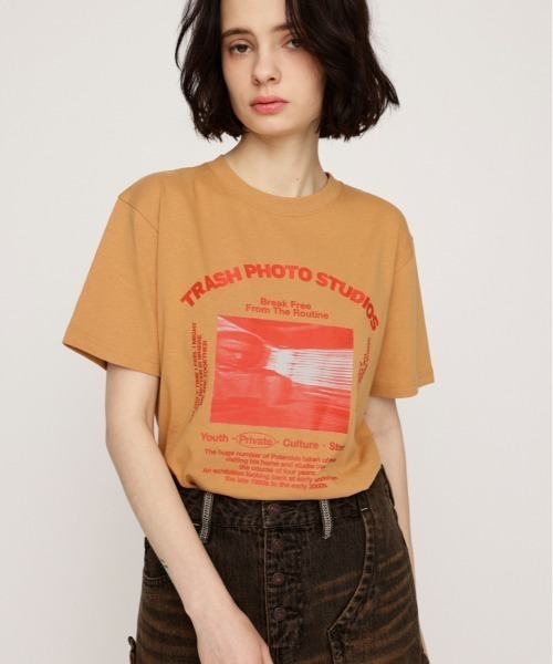 

Футболка с фотологотипом, короткий рукав SLY, оранжевый