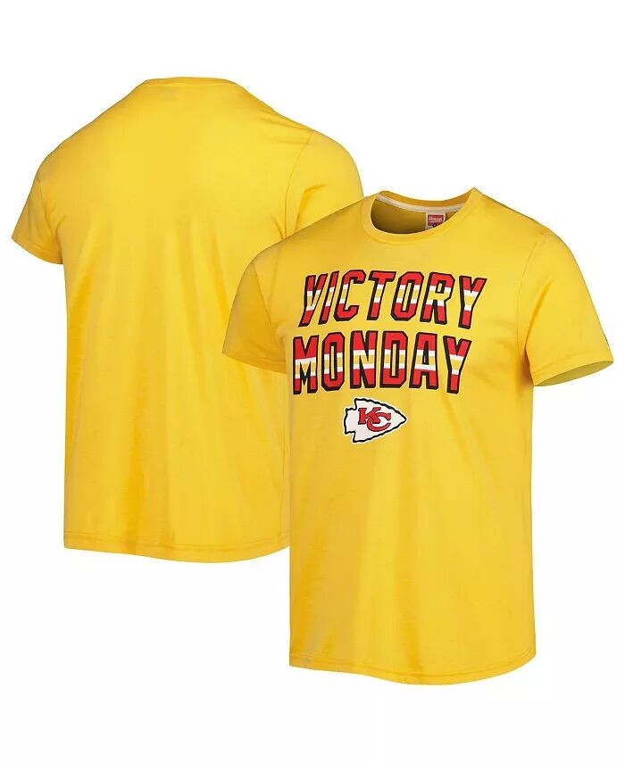 

Мужская золотая футболка Kansas City Chiefs Victory Monday Tri-Blend Homage