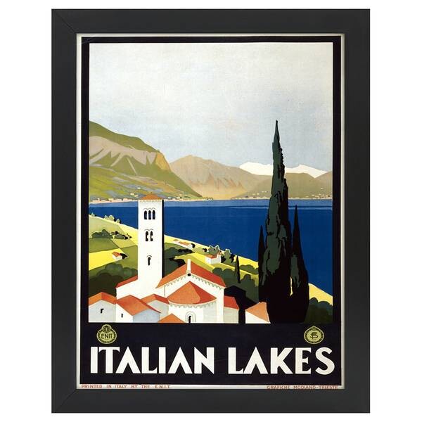 

Рамка для фотографий LegendArte Poster Italian Lakes, черный