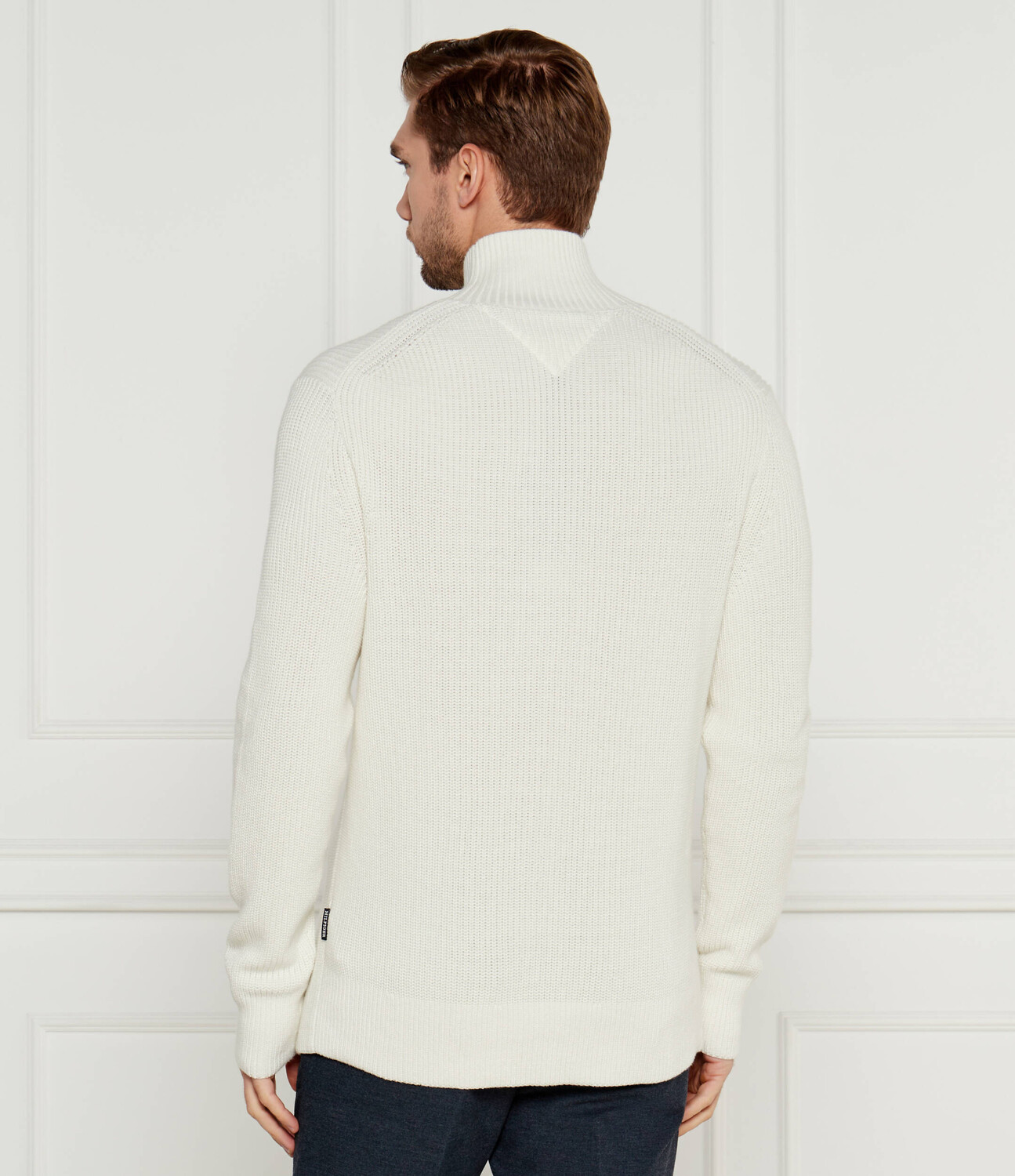 Свитер Tommy Hilfiger Slim Fit, белый — фото 3
