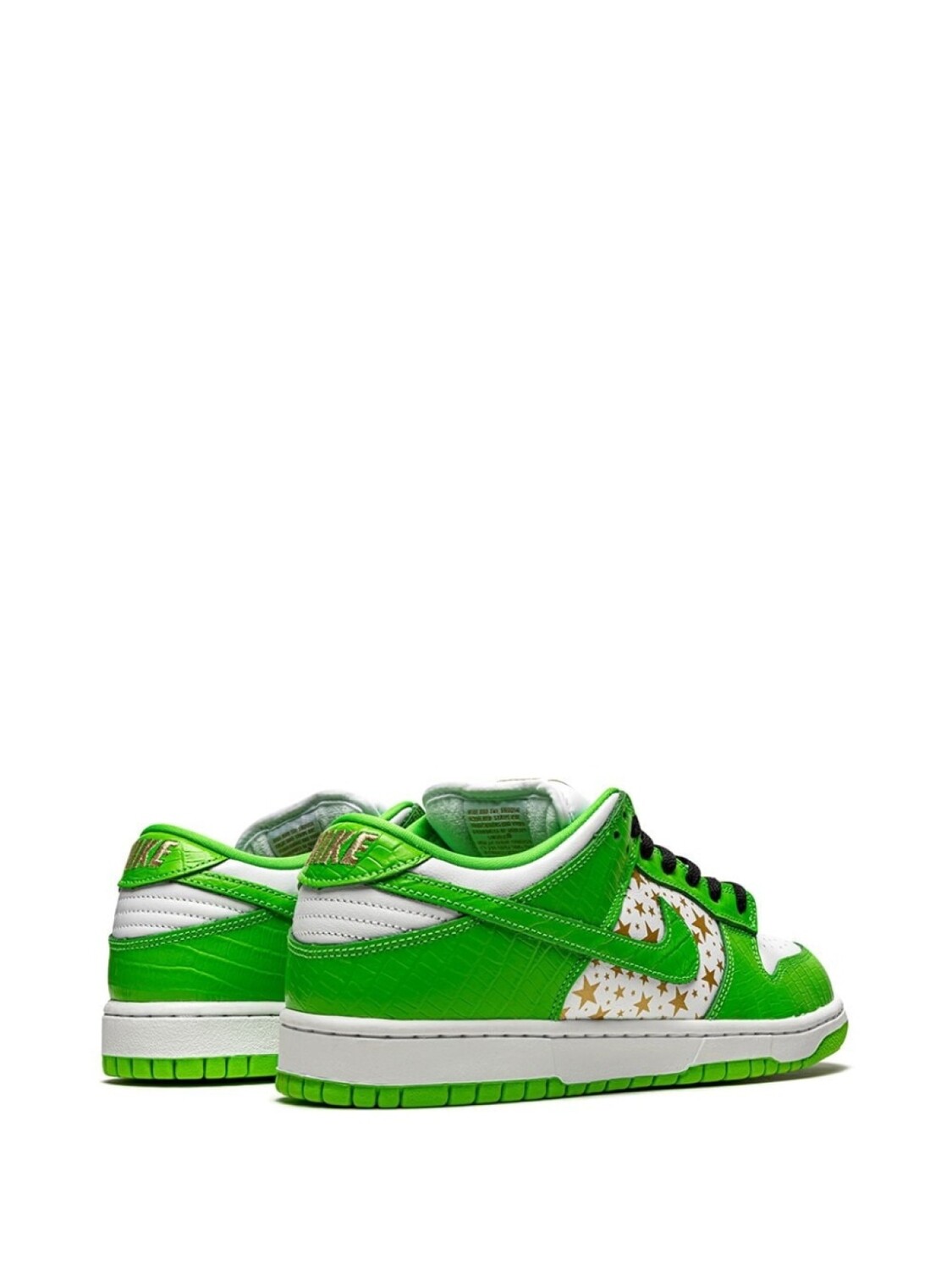 Кроссовки SB Dunk Low Nike, зеленый — фото 3