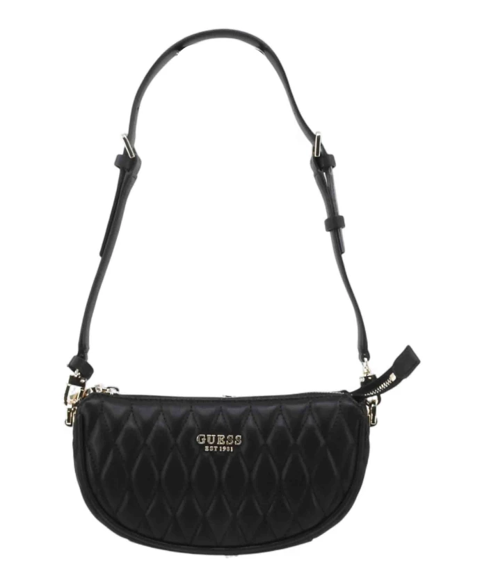 

Миниатюрная сумка через плечо Valla с застежкой-молнией сверху Guess, черный