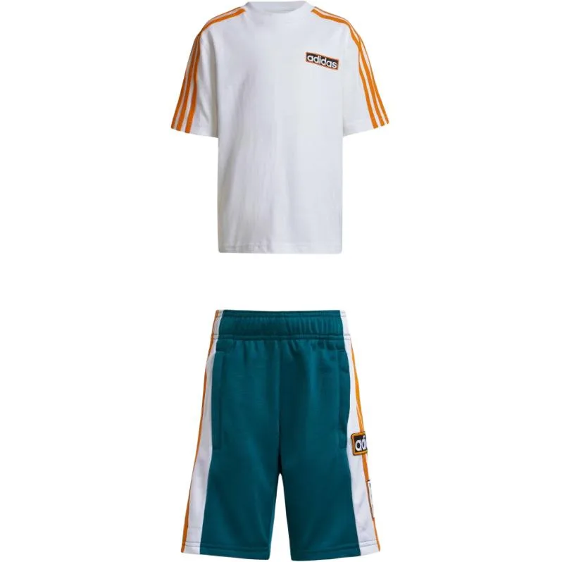 Adidas Originals Повседневный спортивный костюм white/ruins duck blue для детей 3-7 лет
