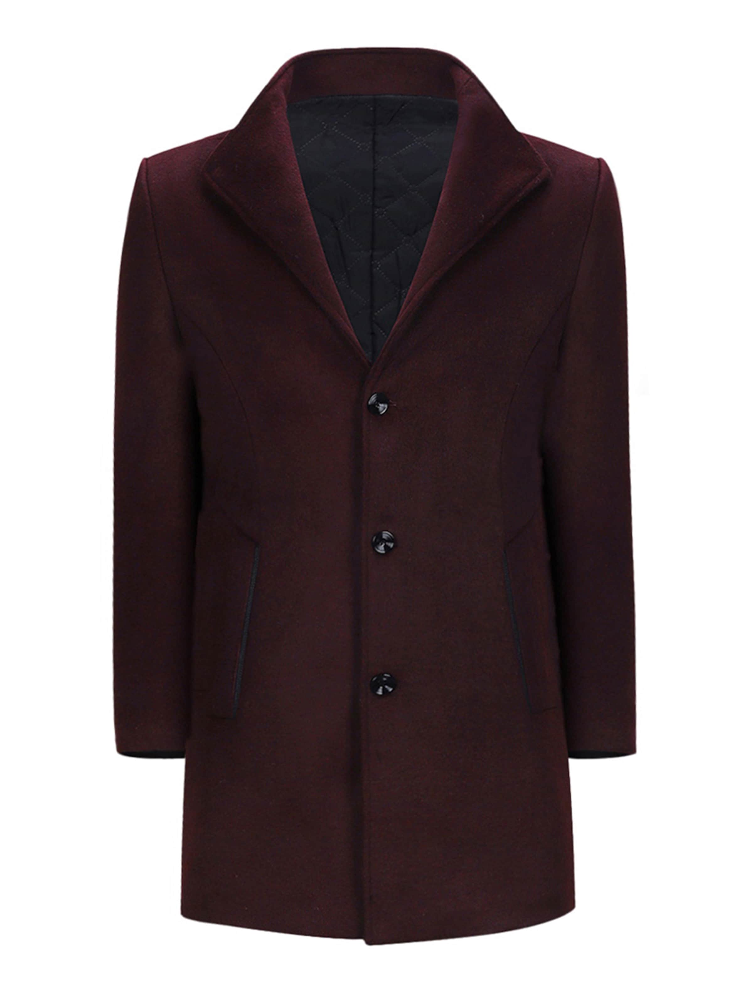 

Youthup Зимнее пальто в винном красном