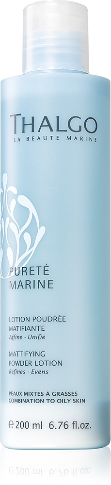 

Pureté морской матирующий пудровый лосьон, средство с матирующим эффектом для жирной и комбинированной кожи Thalgo, 200 мл