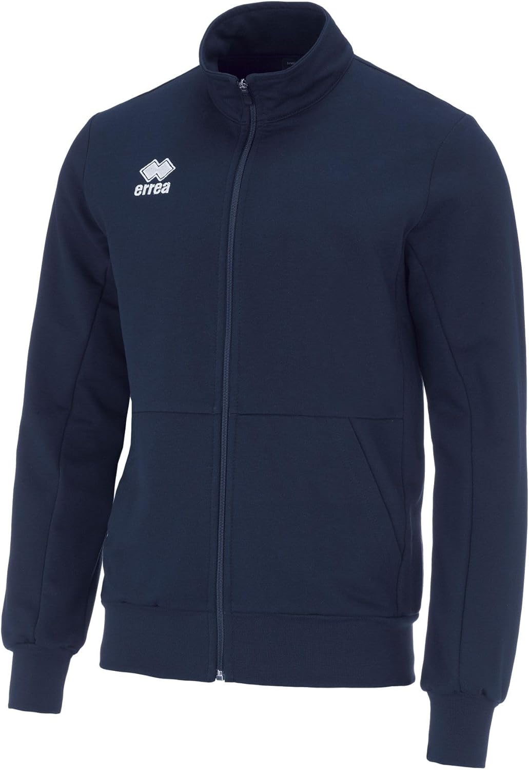 

Толстовка на молнии ERREA, унисекс (DAVID), высокий воротник, боковые карманы, хлопковая смесь , темно-синий