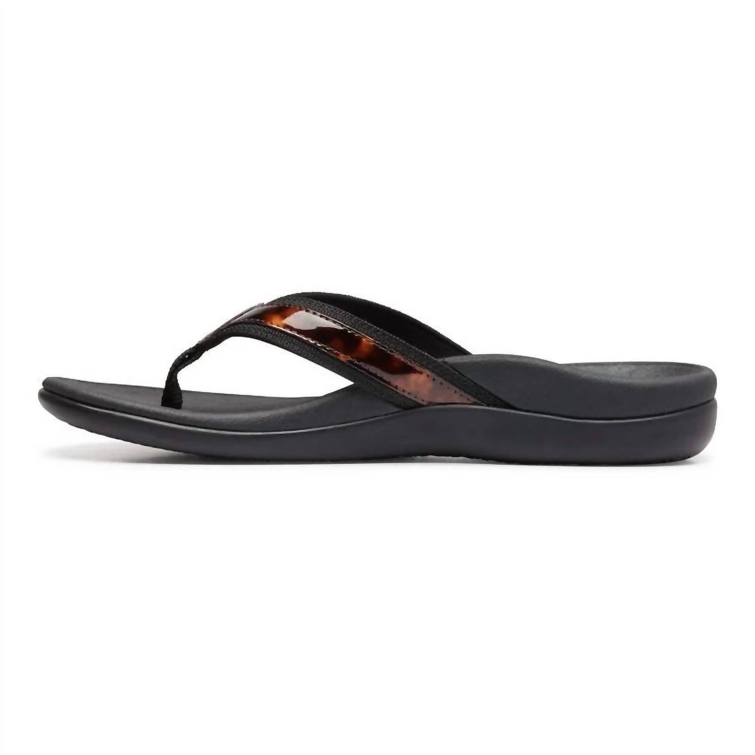 Women's Tide Ii Toe Post Sandal In Tortoise Vionic, Tortoise — фото 3
