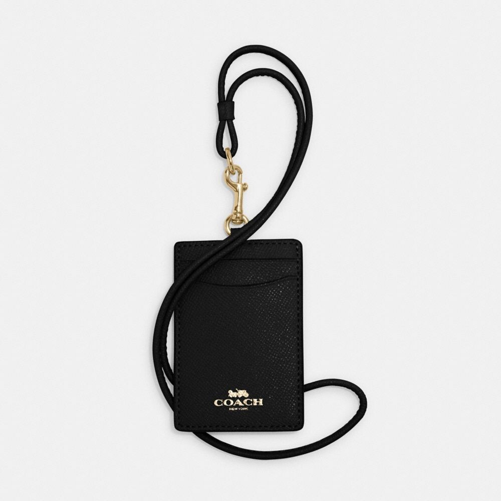 

Картхолдер COACH Id Lanyard, золотой/черный
