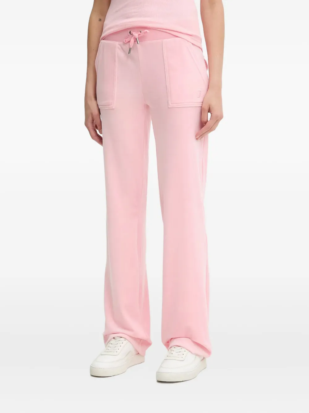 

Спортивные брюки с вышитым логотипом Juicy Couture, розовый