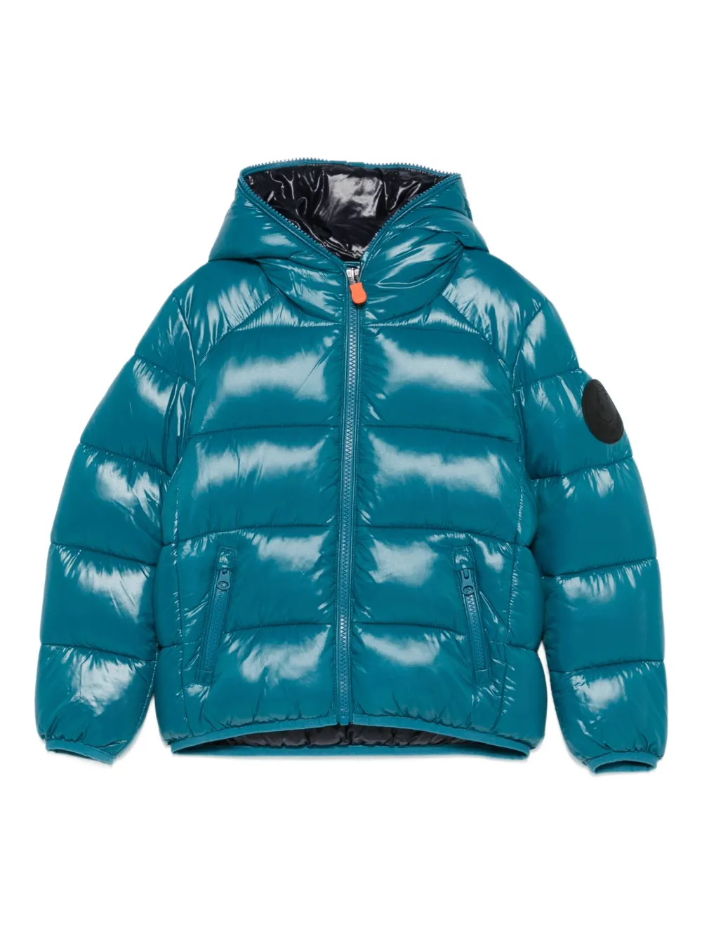 

Стеганая куртка с капюшоном Save The Duck Kids, синий