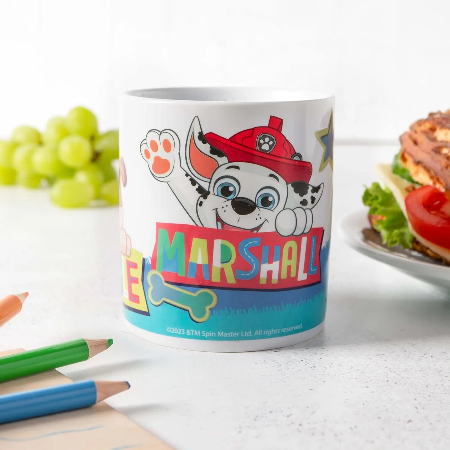Paw Patrol кружка для детей с эффектом смены цвета от 40 °C - Magic Mug 230 мл - идея подарка для девочек и мальчиков - в красочной подарочной коробке, White p:os — фото 4
