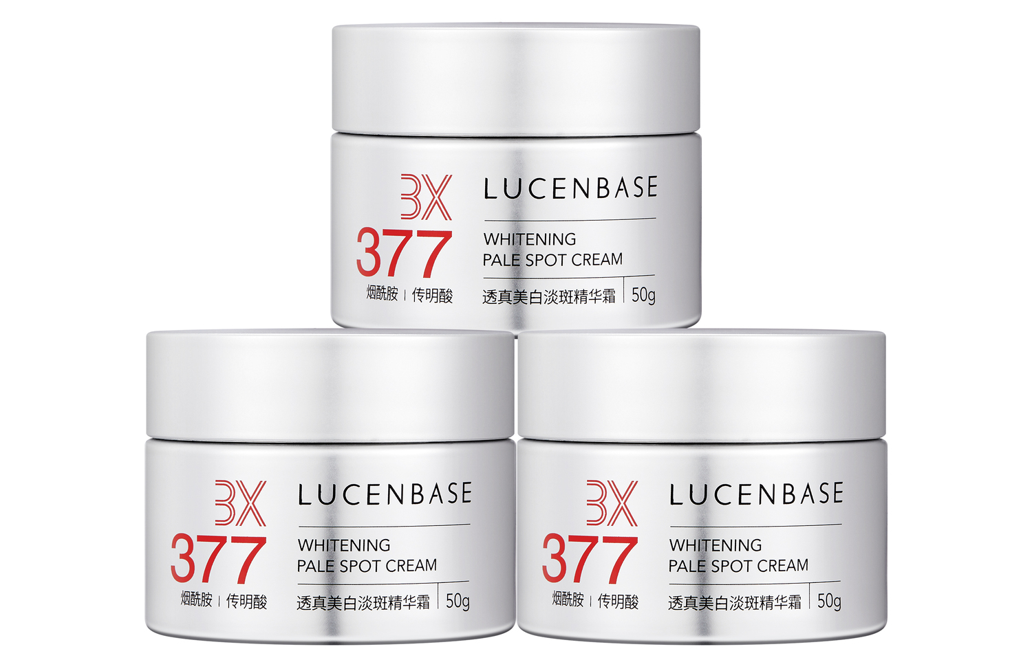 Осветляющий крем для лица Lucenbase 377 Whitening Pale Spot Cream, 50 г — фото 4