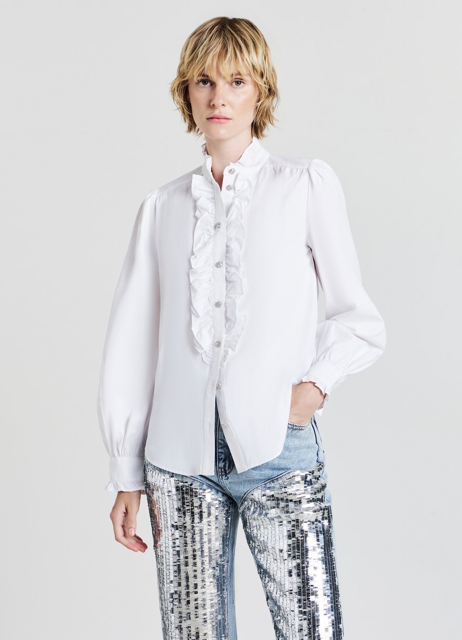 

Блуза Calliope CON FRILL, Bianco Ottico/Off-White