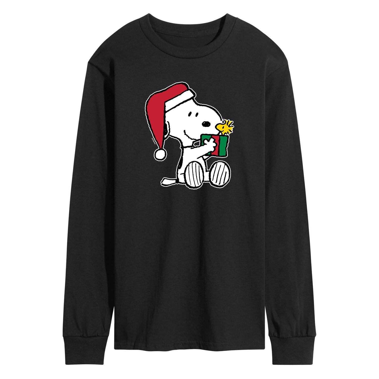 

Мужская подарочная футболка с длинными рукавами Peanuts Snoopy Woodstock Licensed Character