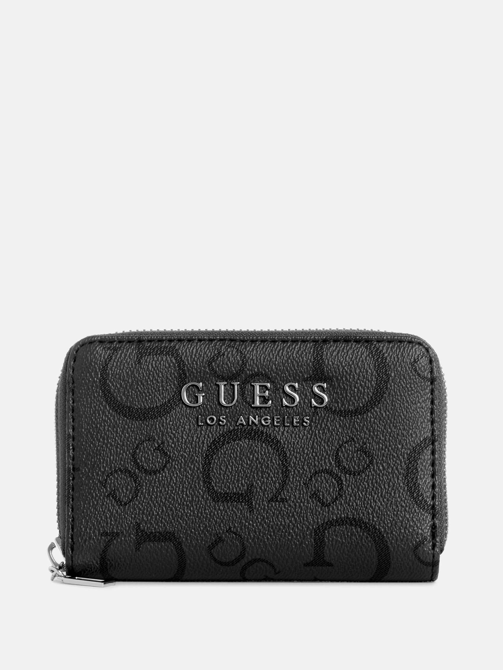 

Кошелек на молнии с логотипом Saffron Guess Factory, цвет coal