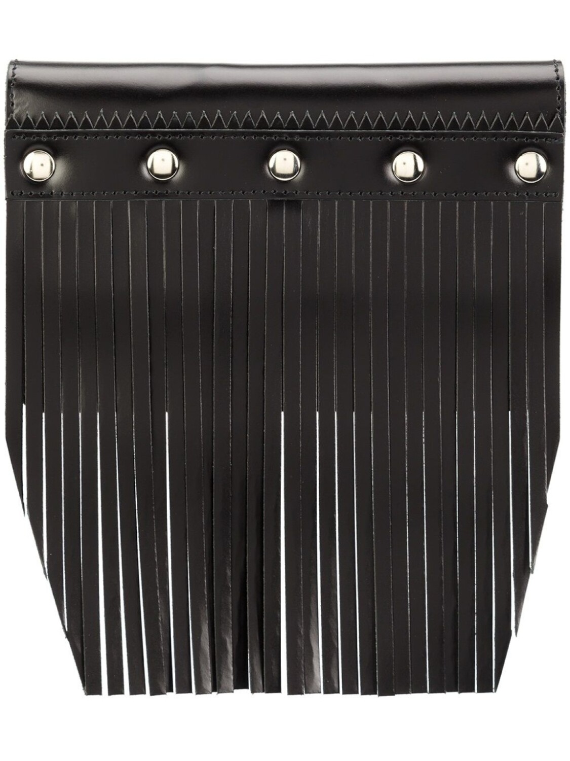 

Comme Des Garçons Wallet кошелек с бахромой и заклепками, черный