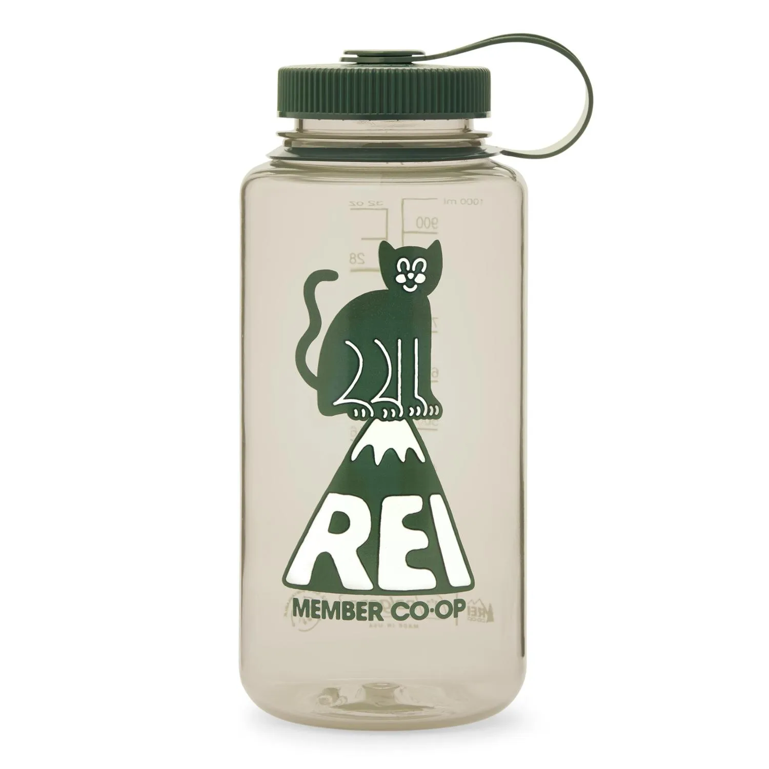 

Nalgene Sustain Community Chosen Graphic Широгорлая бутылка для воды REI Co-op, Olive Green