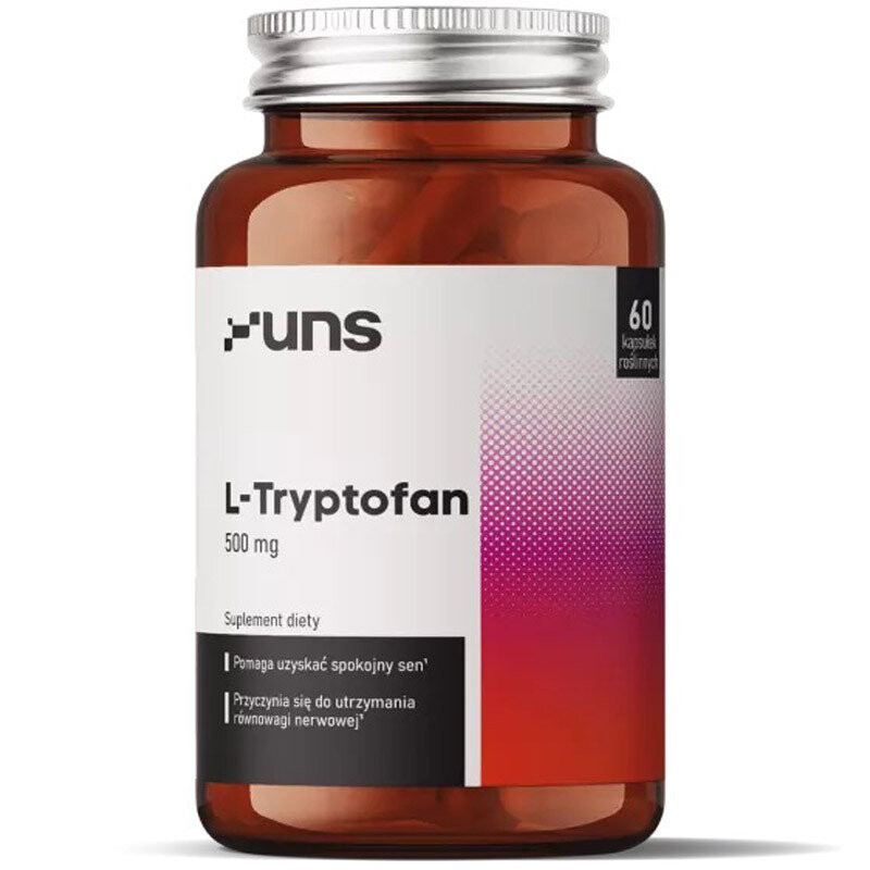 

UNS, L-триптофан 500 мг, Добавка , 60 растительных капсул