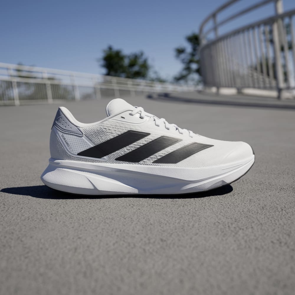 Кроссовки Adidas Duramo SL 2 Running Shoes, цвет Cloud White/Core Black/Halo Silver — фото 2