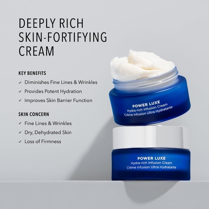 Ночной крем для лица Power Luxe Hydra-Rich Infusion, 1 унция Hydropeptide — фото 2