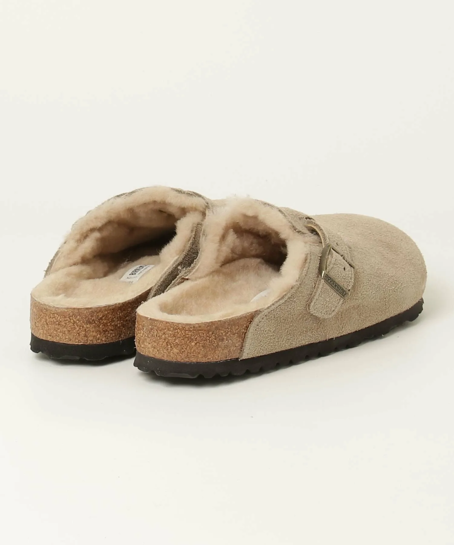 Сандалии BIRKENSTOCK Бостонская овчина Beaver, beige — фото 2