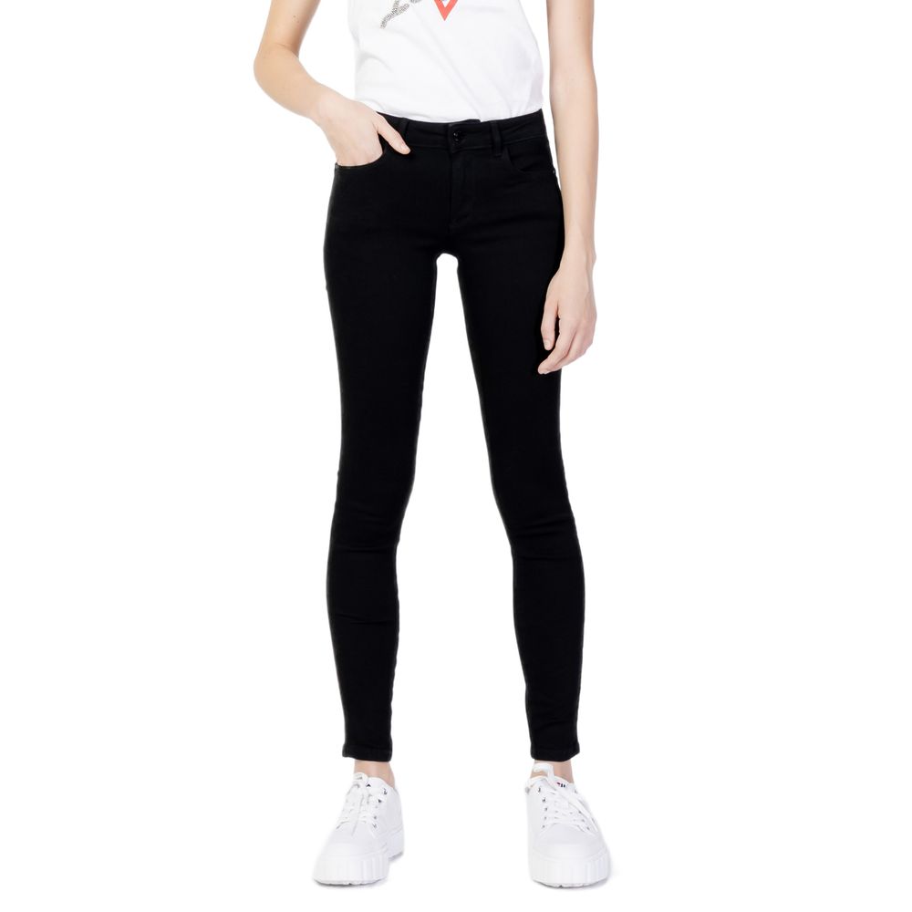 

Черные хлопковые джинсы и брюки GUESS