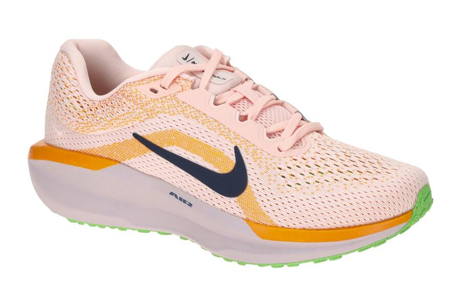 Кроссовки NIKE AIR Winflow розовые оранжевые в крапинку женские
