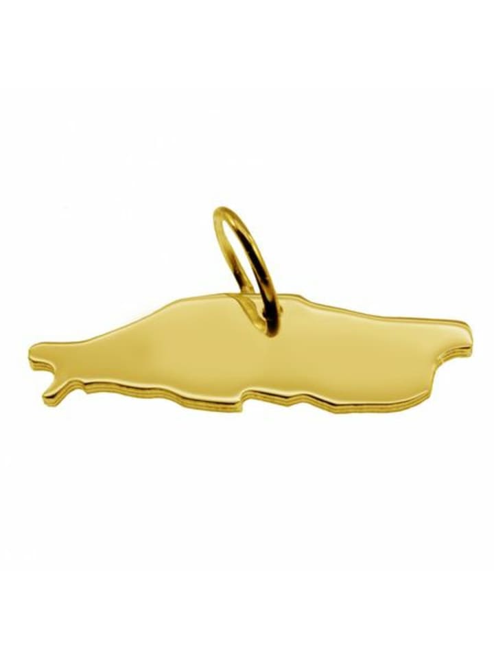 

Schmuckador Кулон с картой Балтрума из цельного желтого золота 333 пробы