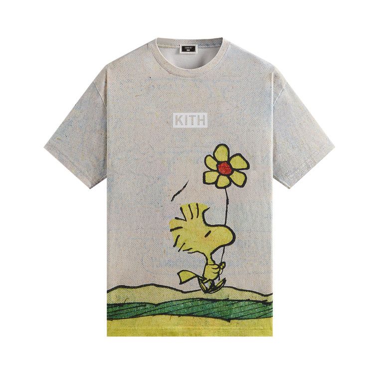 

Футболка Kith For Peanuts Woodstock Comic Vintage Tee, Chalk