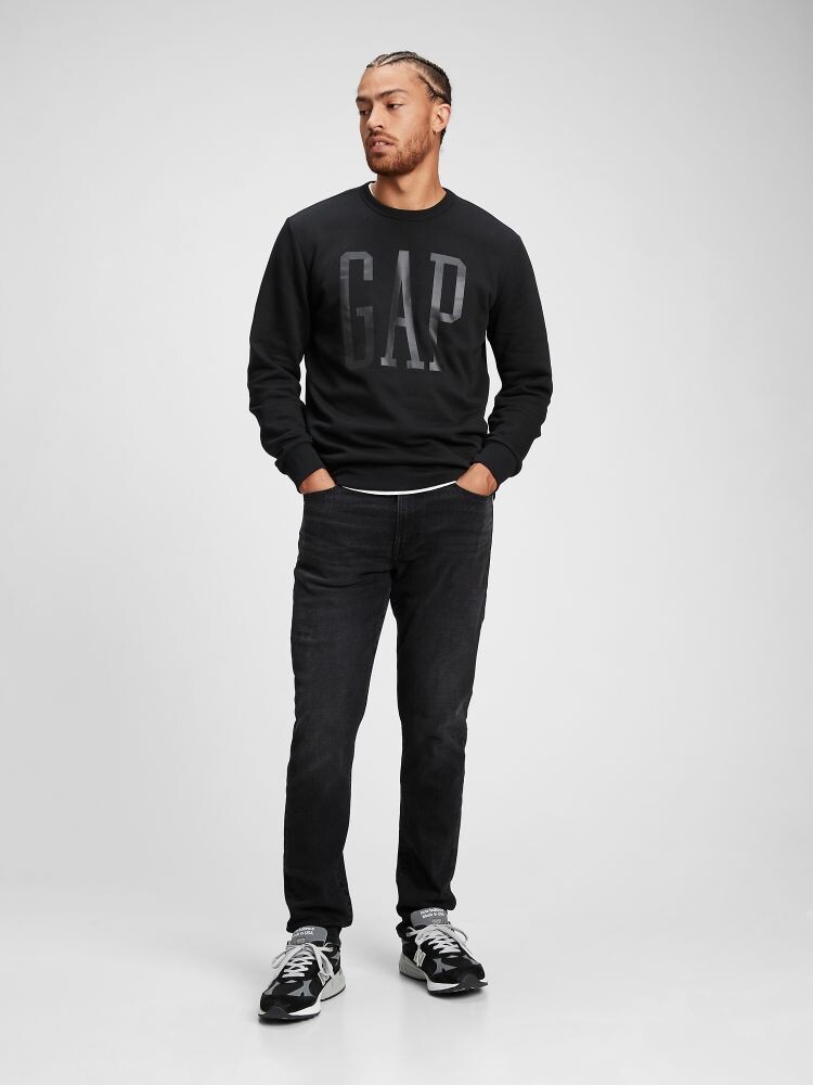 

Прямые зауженные джинсы Gap, серый