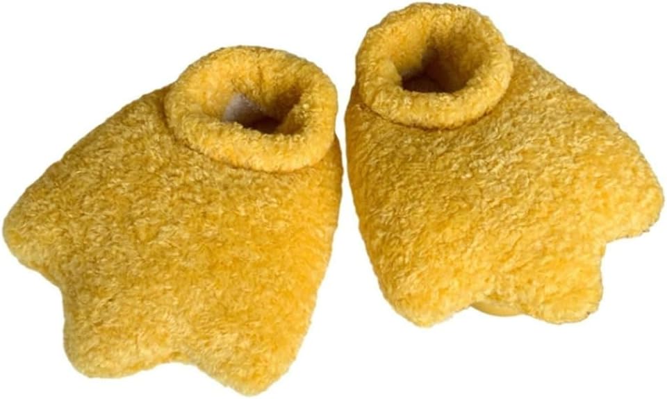 

Детские тапочки в виде мультяшных утиных лапок Emgill, желтый