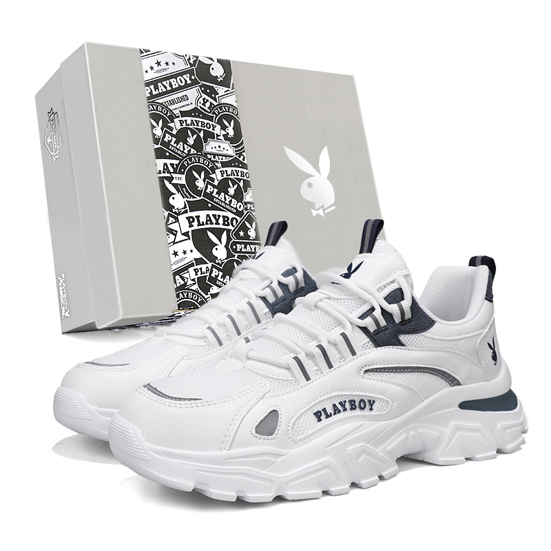 

Playboy Низкие кроссовки для бега унисекс в белой коробке, цвет White Box