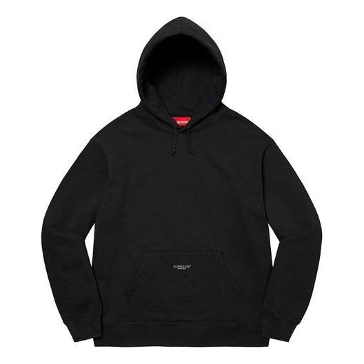 

Толстовка micro logo hooded sweatshirt 'black' Supreme, черный