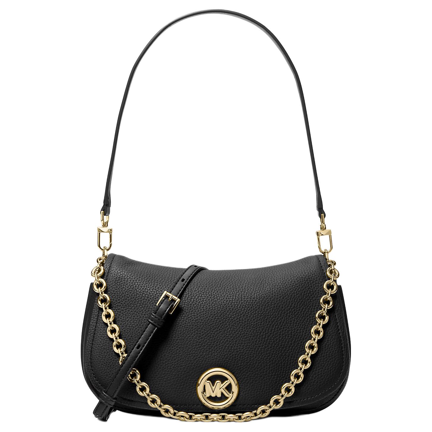 

MICHAEL KORS Кожаная сумка через плечо Nolita Medium, женская, черная