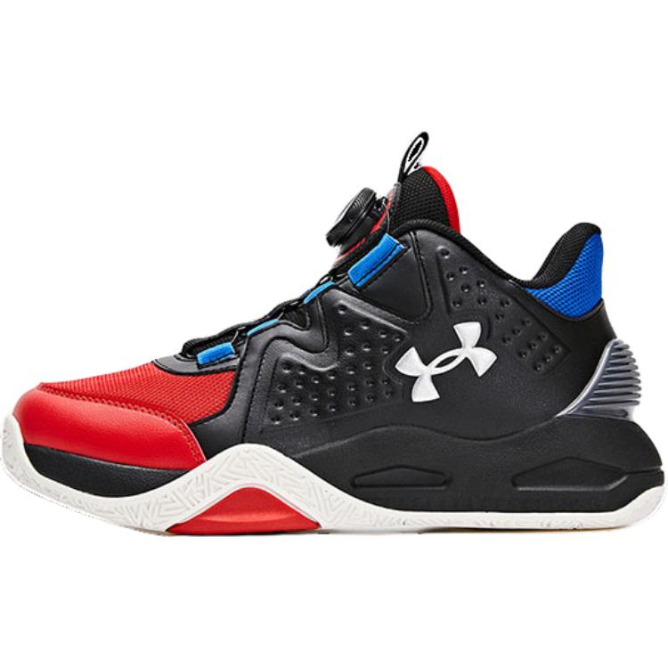 

Детские баскетбольные кроссовки Kids Under Armour, черный/красный