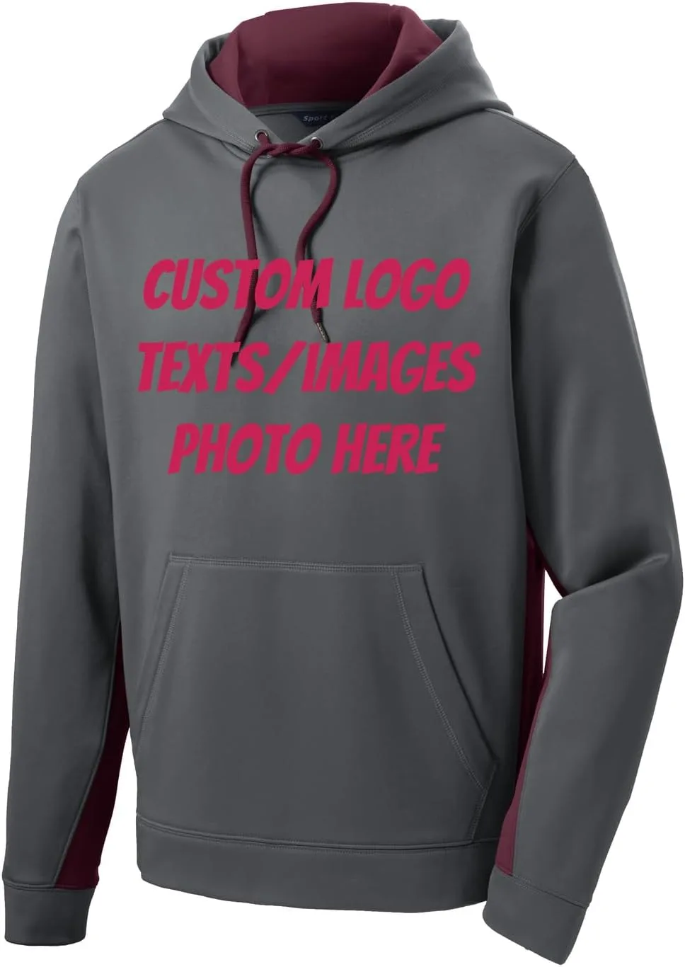 

INK STITCH Unisex St235 спортивная флисовая толстовка с капюшоном
