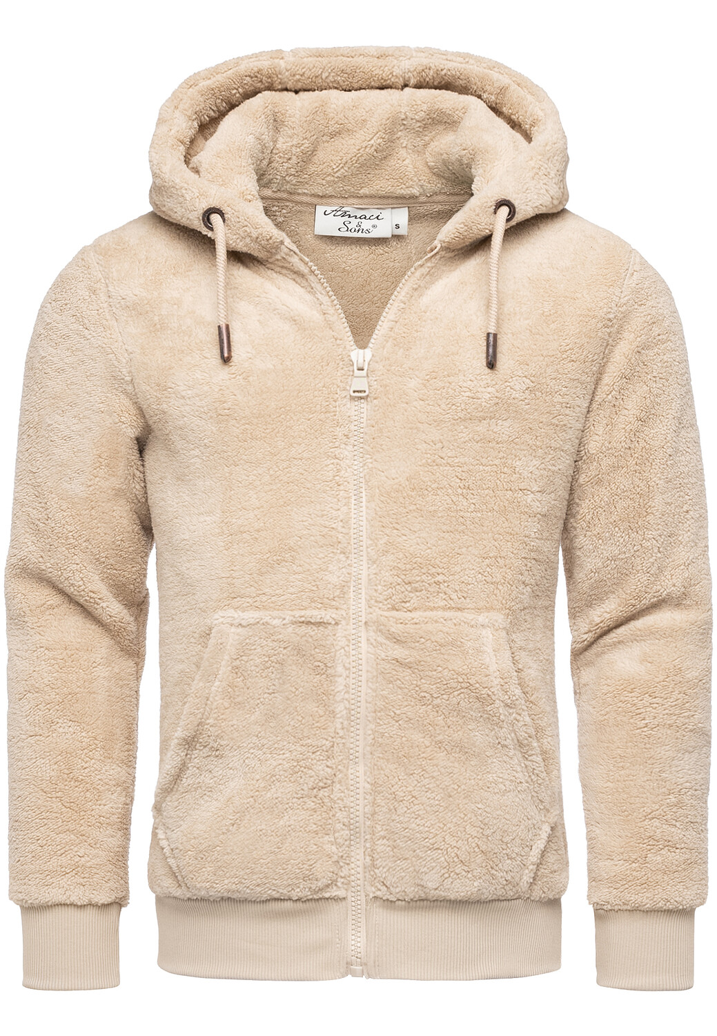 

Толстовка Amaci&Sons Teddyfell Jacke BERWYN, бежевый