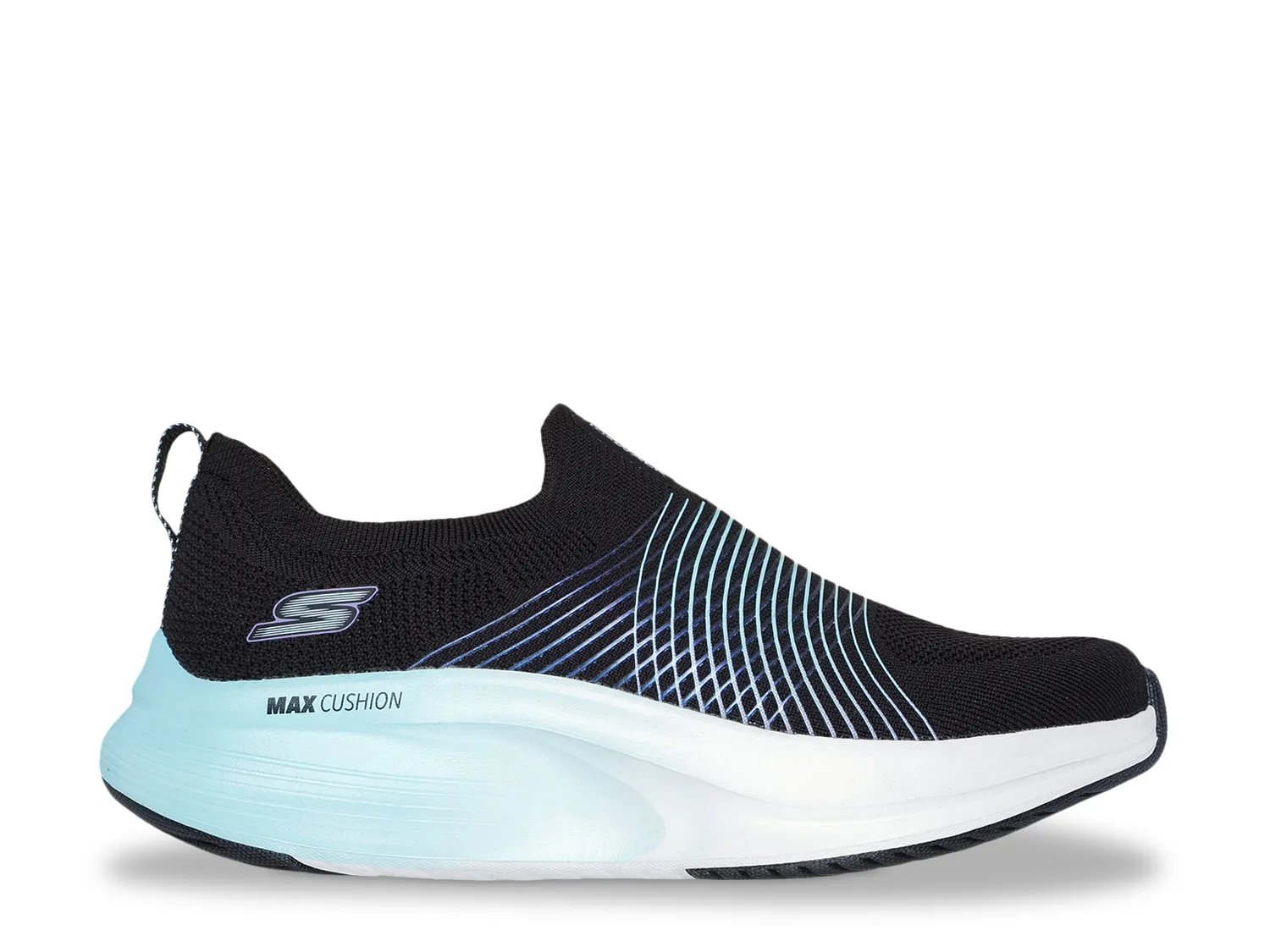 Кроссовки Skechers Go Walk Max Walker Sally Slip-On Sneaker - Women's, черный/синий — фото 2