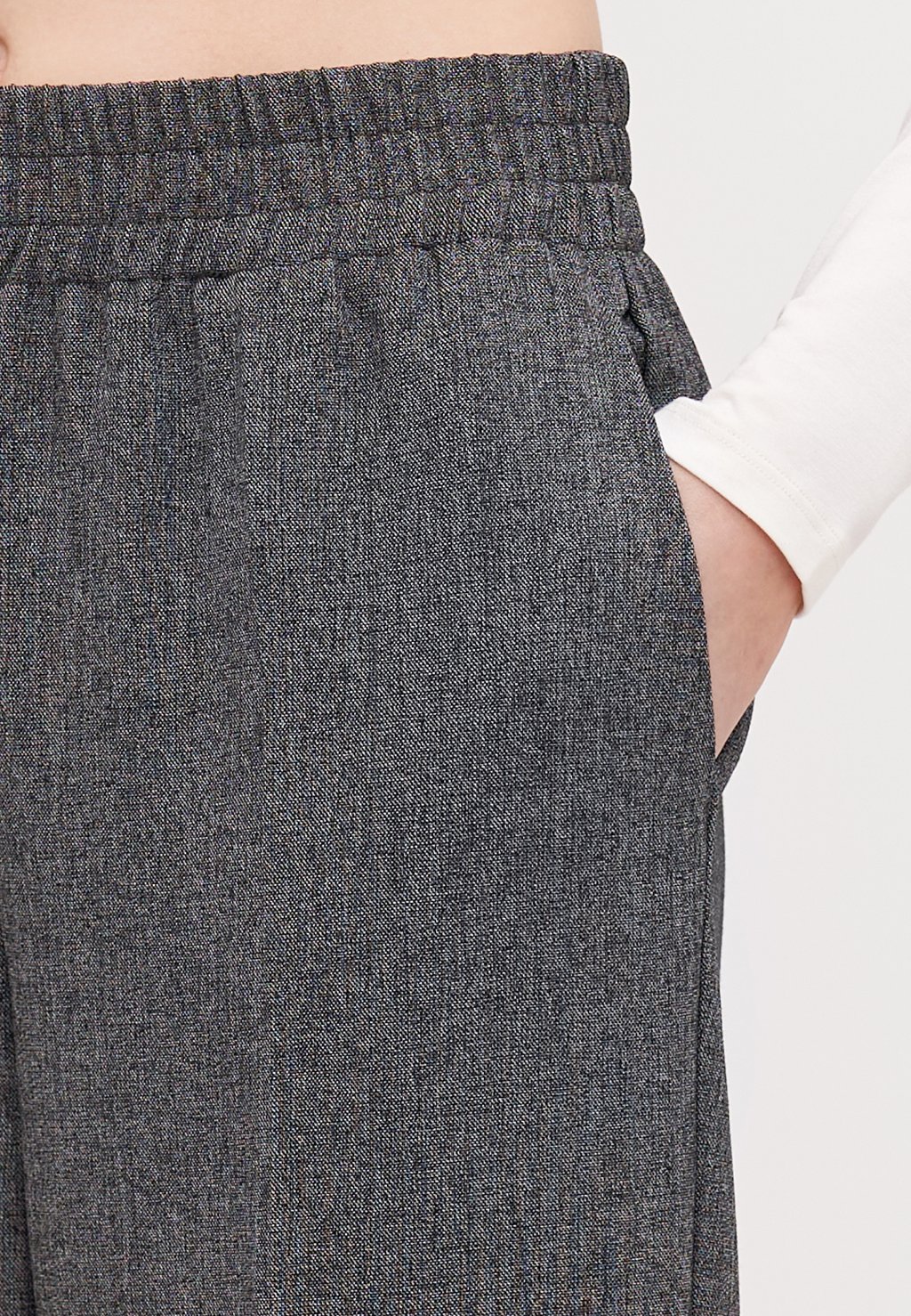 

Брюки VMANNI WIDE PULL UP Vero Moda Tall, черный